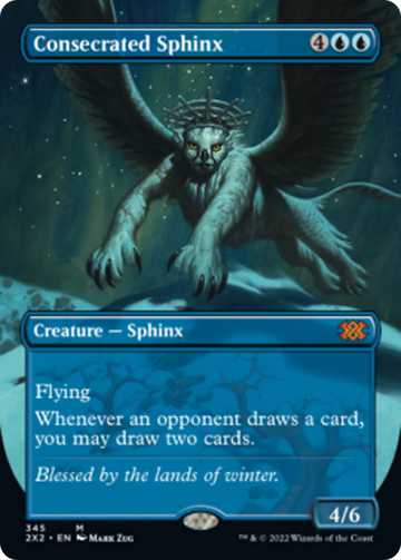 Consecrated Sphinx (2X2-345) - Double Masters 2022 (Borderless) Foil