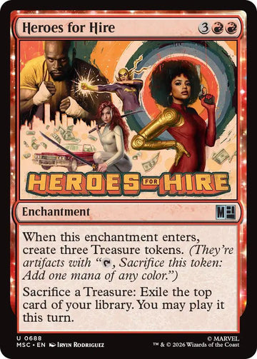 Heroes for Hire [688] [Jumpstart] [Marvel Super Heroes: Commander] [Non-Foil]