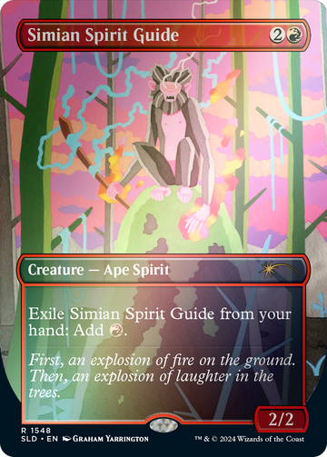 Simian Spirit Guide (SLD-1548â˜…) - Secret Lair Drop (Borderless) Foil