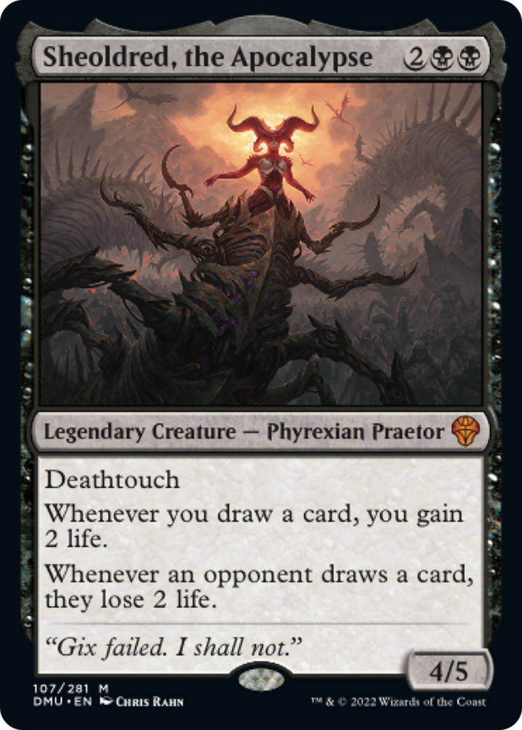 Sheoldred, the Apocalypse (DMU-107) - Dominaria United Foil