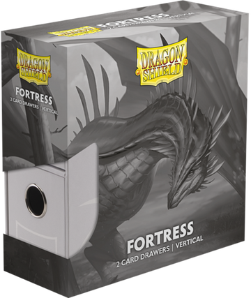 Dragon Shield Fortress Card Drawers - Vertical 2 Row - 590+ - White