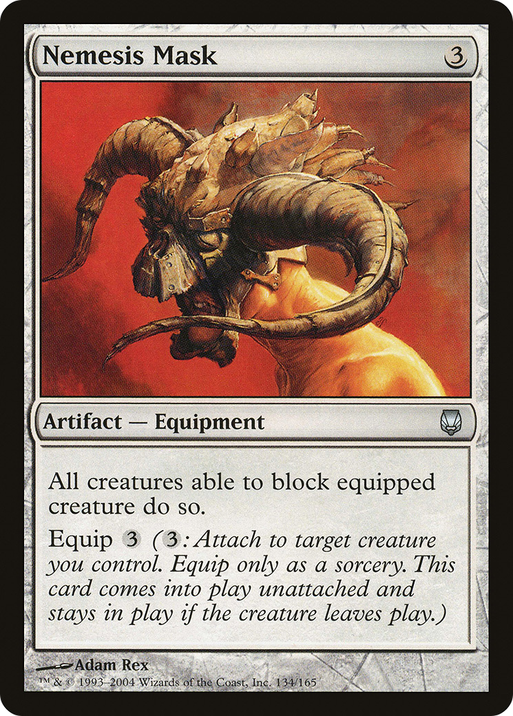 Nemesis Mask (DST-134) - Darksteel Foil