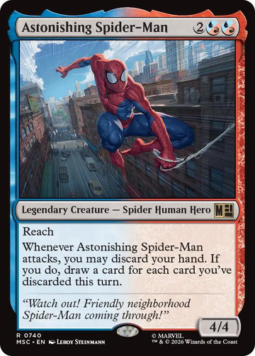 Astonishing Spider-Man [740] [Jumpstart] [Marvel Super Heroes: Commander] [Non-Foil]