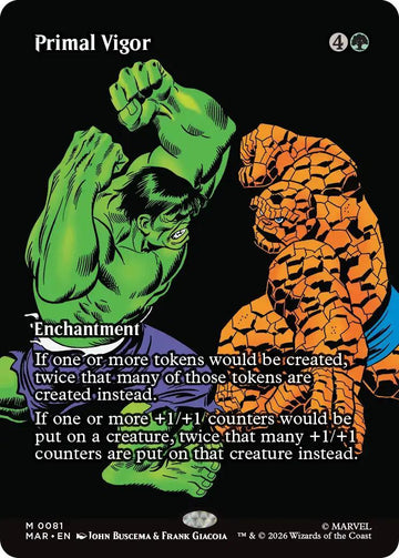 Primal Vigor [81] [Borderless] [Source Material] [Marvel Universe] [Non-Foil]