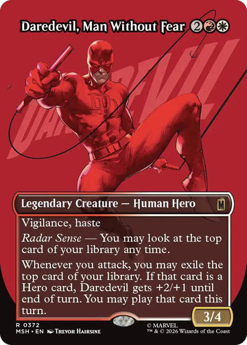 Daredevil, Man Without Fear [372] [Borderless] [Logo] [Marvel Super Heroes] [Non-Foil]