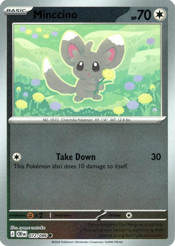 Minccino - 072/086 - Common [me04-072] [Reverse Holo]
