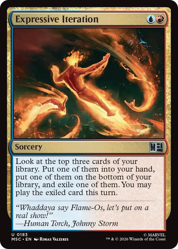 Expressive Iteration [183] [Marvel Super Heroes: Commander] [Non-Foil]