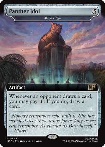 Panther Idol - Mind's Eye [447] [Extended Art] [Marvel Super Heroes: Commander] [Non-Foil]