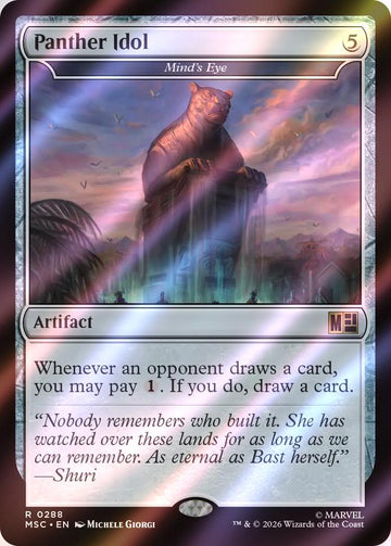 Panther Idol - Mind's Eye [288] [Marvel Super Heroes: Commander] [Surge Foil]