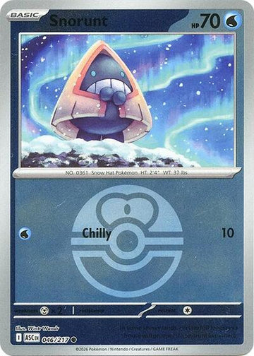 Snorunt - Love Ball - 046/217 - Common [me025-046] [Reverse Holo]