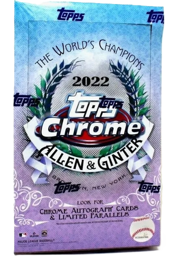 2022 Topps Chrome Allen and Ginter Baseball Hobby Box