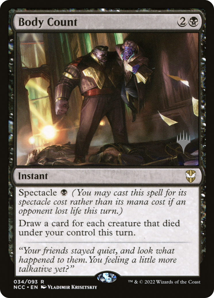 Body Count (PPSNC-34P) - New Capenna Commander Promos Foil