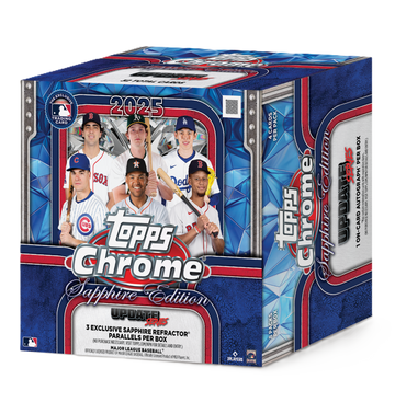 2025 Topps Chrome Update Series Baseball Sapphire Edition Box
