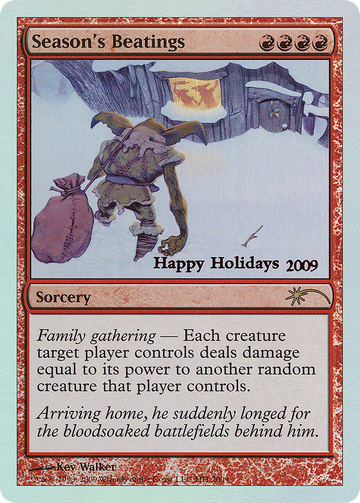 Season's Beatings (SPECIAL-009) - Happy Holidays Foil