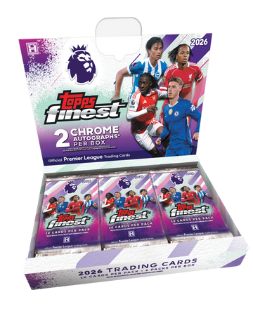 2026 Topps Finest Premier League Soccer Hobby Box