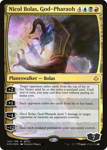 Nicol Bolas, God-Pharaoh (MEDIA-140) - San Diego Comic-Con 2017 Foil