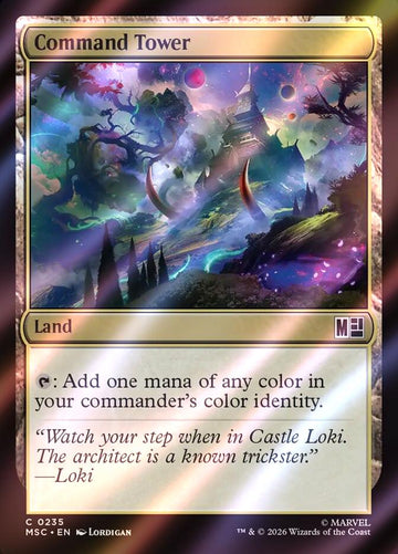 Command Tower (Villains) [235] [Marvel Super Heroes: Commander] [Surge Foil]