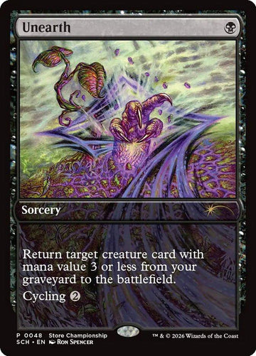 Unearth [48] [Store Championships] [Non-Foil]