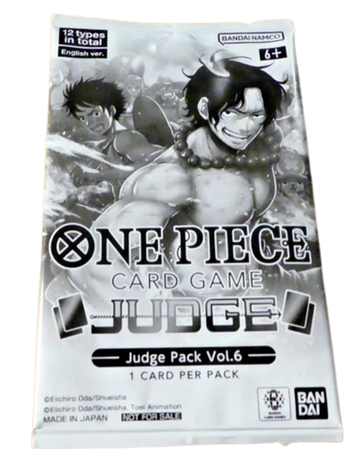 Judge Pack vol.6 1 card Ace & Luffy Art