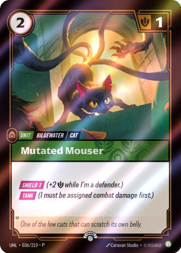 Mutated Mouser - 036/219 [Riftbound Organized Play Promotional Cards] [Foil]