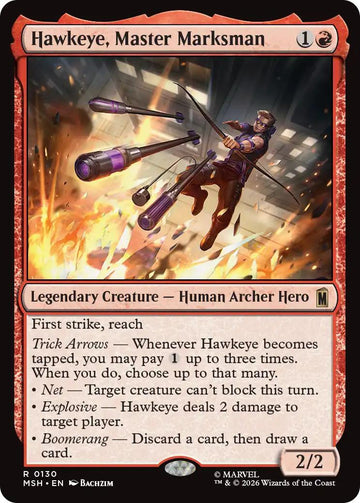 Hawkeye, Master Marksman [130] [Marvel Super Heroes] [Non-Foil]