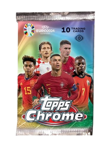 2023/24 Topps Chrome UEFA EURO Soccer Hobby Box