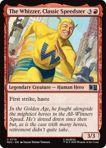 The Whizzer, Classic Speedster [710] [Jumpstart] [Marvel Super Heroes: Commander] [Non-Foil]