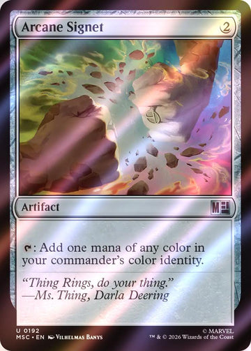 Arcane Signet (The Fantastic Four) [192] [Marvel Super Heroes: Commander] [Surge Foil]