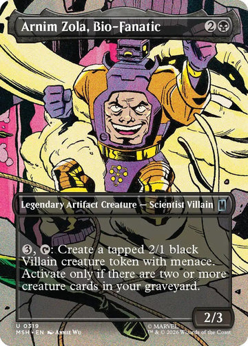 Arnim Zola, Bio-Fanatic [319] [Borderless] [Scene] [Marvel Super Heroes] [Non-Foil]