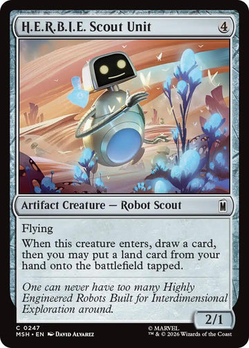 H.E.R.B.I.E. Scout Unit [247] [Marvel Super Heroes] [Non-Foil]