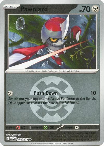 Pawniard - Quick Ball - 146/217 - Common [me025-146] [Reverse Holo]