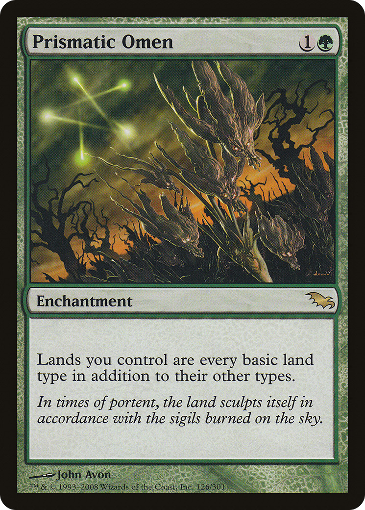 Prismatic Omen (SHM-126) - Shadowmoor Foil
