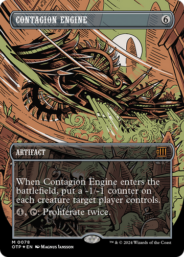 Contagion Engine (OTP-078) - Breaking News (Borderless) Foil