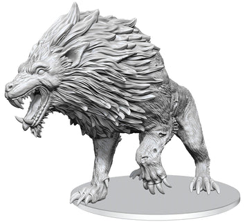 DND UNPAINTED MINIS DIRE WORG