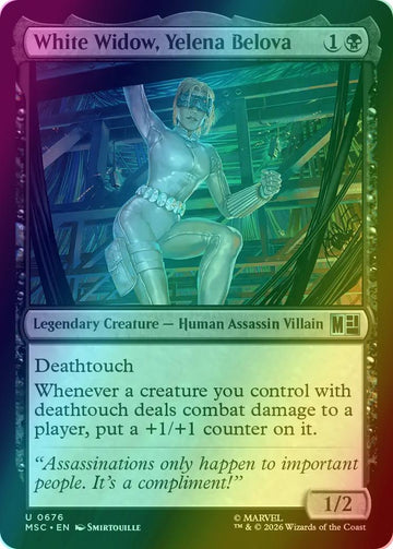 White Widow, Yelena Belova [676] [Jumpstart] [Marvel Super Heroes: Commander] [Foil]