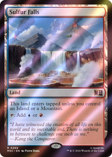 Sulfur Falls [269] [Marvel Super Heroes: Commander] [Surge Foil]