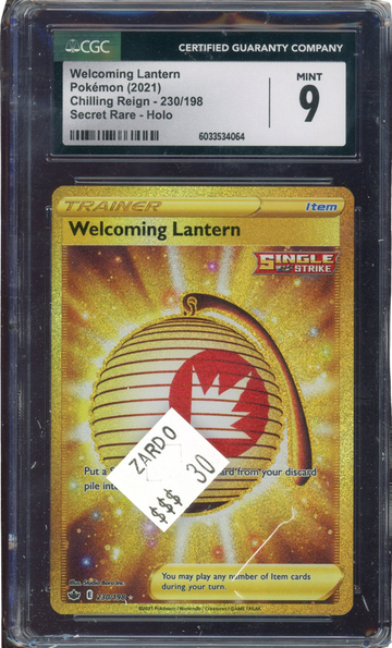 CGC 9 WELCOMING LANTERN CHILLING REIGN