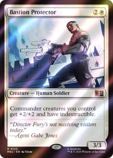 Bastion Protector [122] [Marvel Super Heroes: Commander] [Surge Foil]