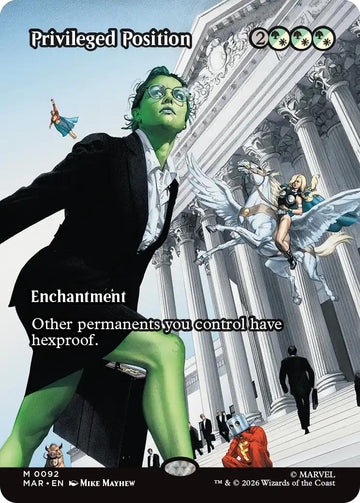 Privileged Position [92] [Borderless] [Source Material] [Marvel Universe] [Non-Foil]