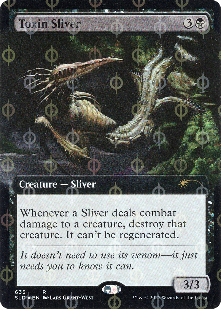 Toxin Sliver (SLD-635Î¦) - Secret Lair Drop: (Extended Art) Foil