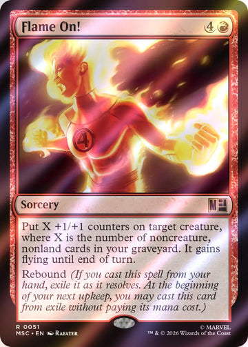 Flame On! [51] [Marvel Super Heroes: Commander] [Surge Foil]