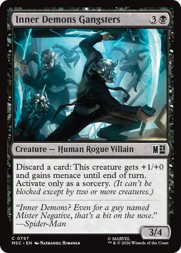 Inner Demons Gangsters [797] [Jumpstart] [Marvel Super Heroes: Commander] [Non-Foil]
