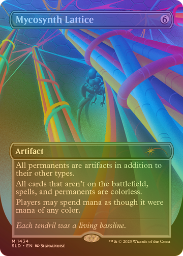 Mycosynth Lattice (SLD-1434â˜…) - Secret Lair Drop (Borderless) Foil