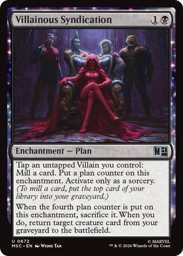 Villainous Syndication [672] [Jumpstart] [Marvel Super Heroes: Commander] [Non-Foil]