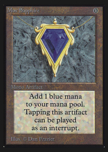 Mox Sapphire (IED-266) - Intl. Collectors' Edition
