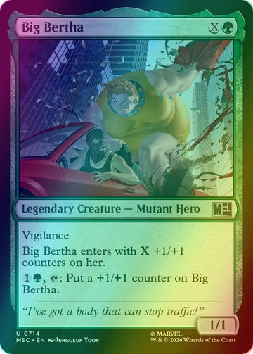 Big Bertha [714] [Jumpstart] [Marvel Super Heroes: Commander] [Foil]