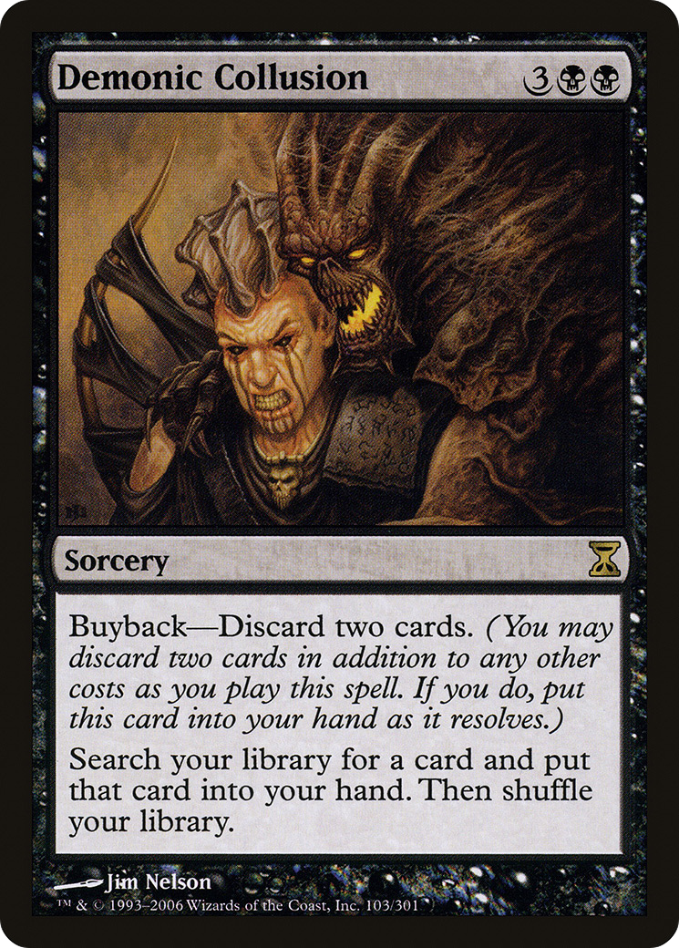 Demonic Collusion (TSP-103) - Time Spiral Foil