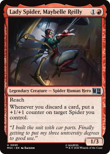 Lady Spider, Maybelle Reilly [695] [Jumpstart] [Marvel Super Heroes: Commander] [Non-Foil]