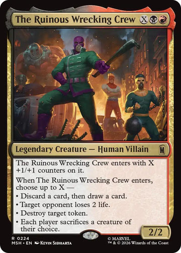 The Ruinous Wrecking Crew [224] [Marvel Super Heroes] [Non-Foil]