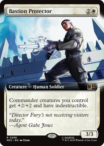 Bastion Protector [296] [Extended Art] [Marvel Super Heroes: Commander] [Non-Foil]